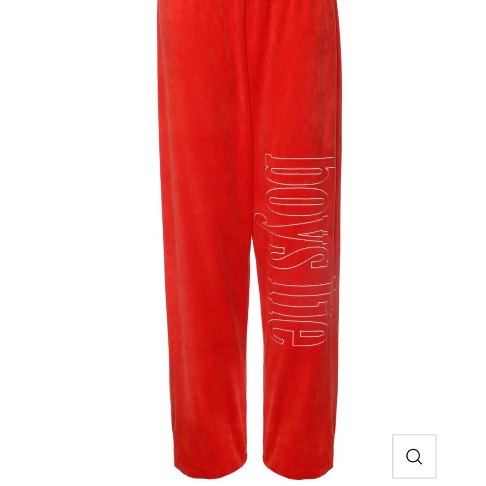 Boys Lie Red Pajama Bottoms
